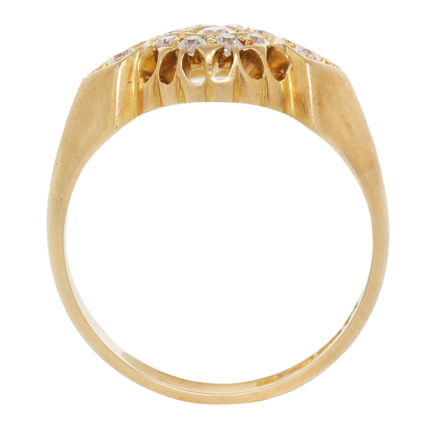 Victorian Diamond Cluster Ring - Image 5
