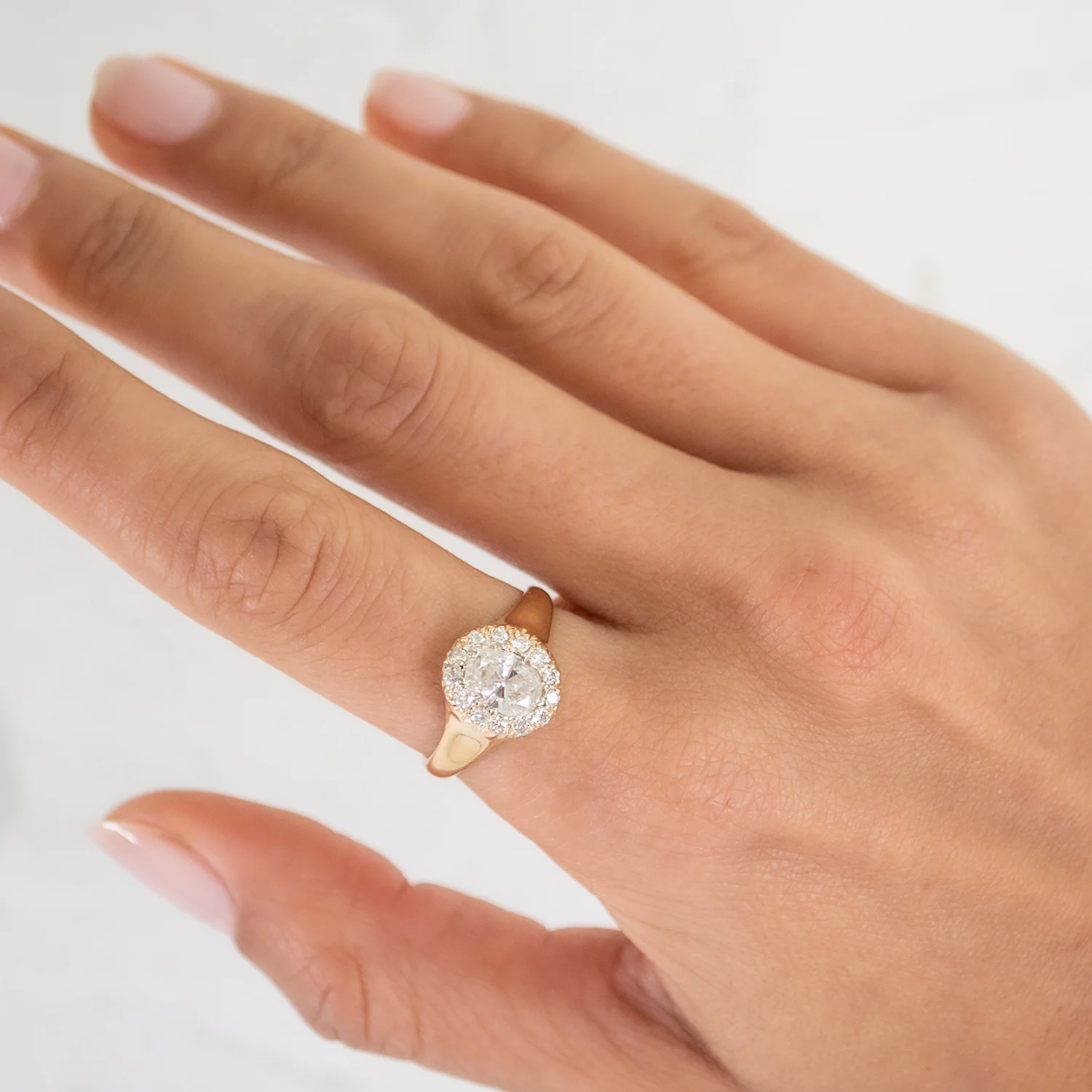 Victorian Diamond Halo Ring - Image 2
