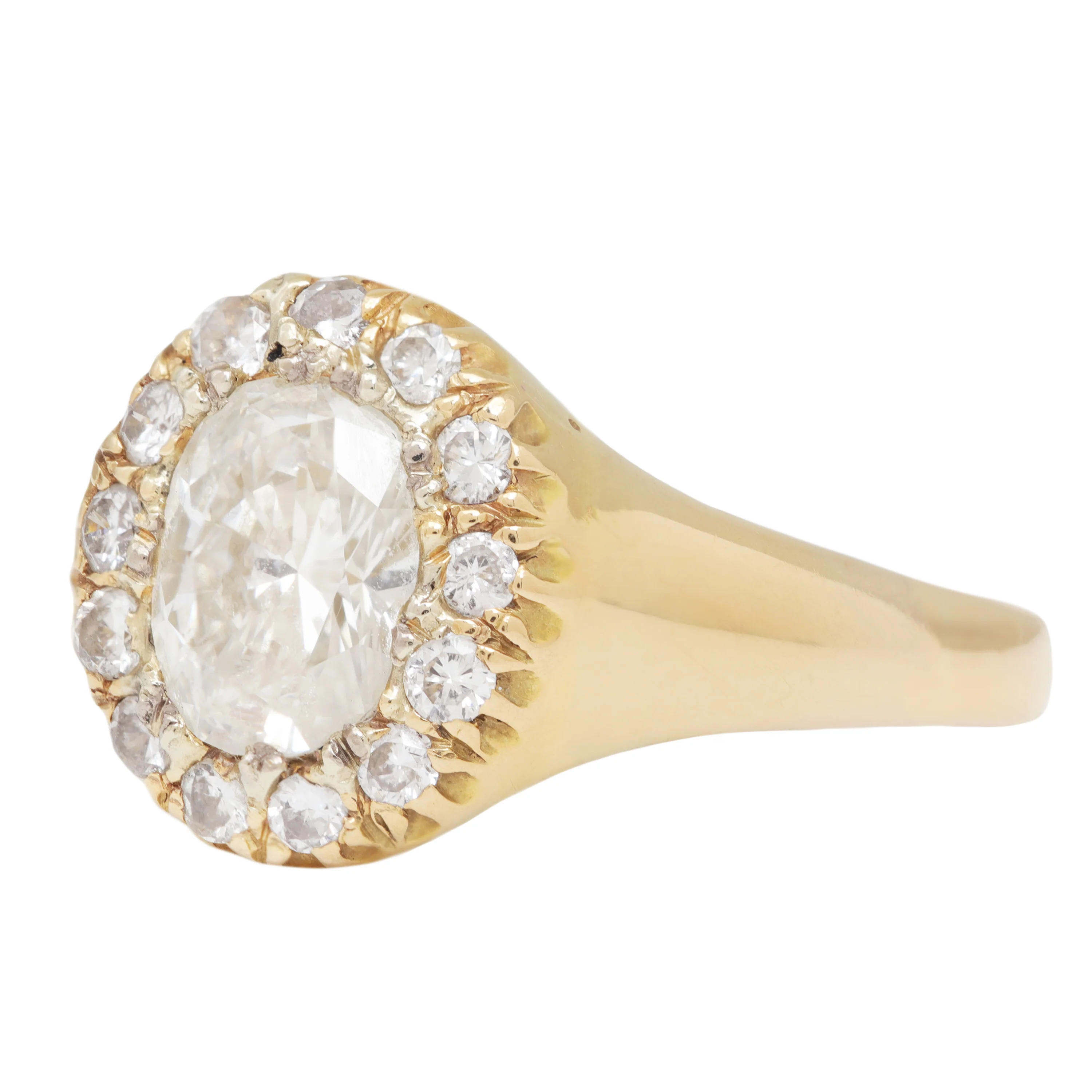 Victorian Diamond Halo Ring - Image 3