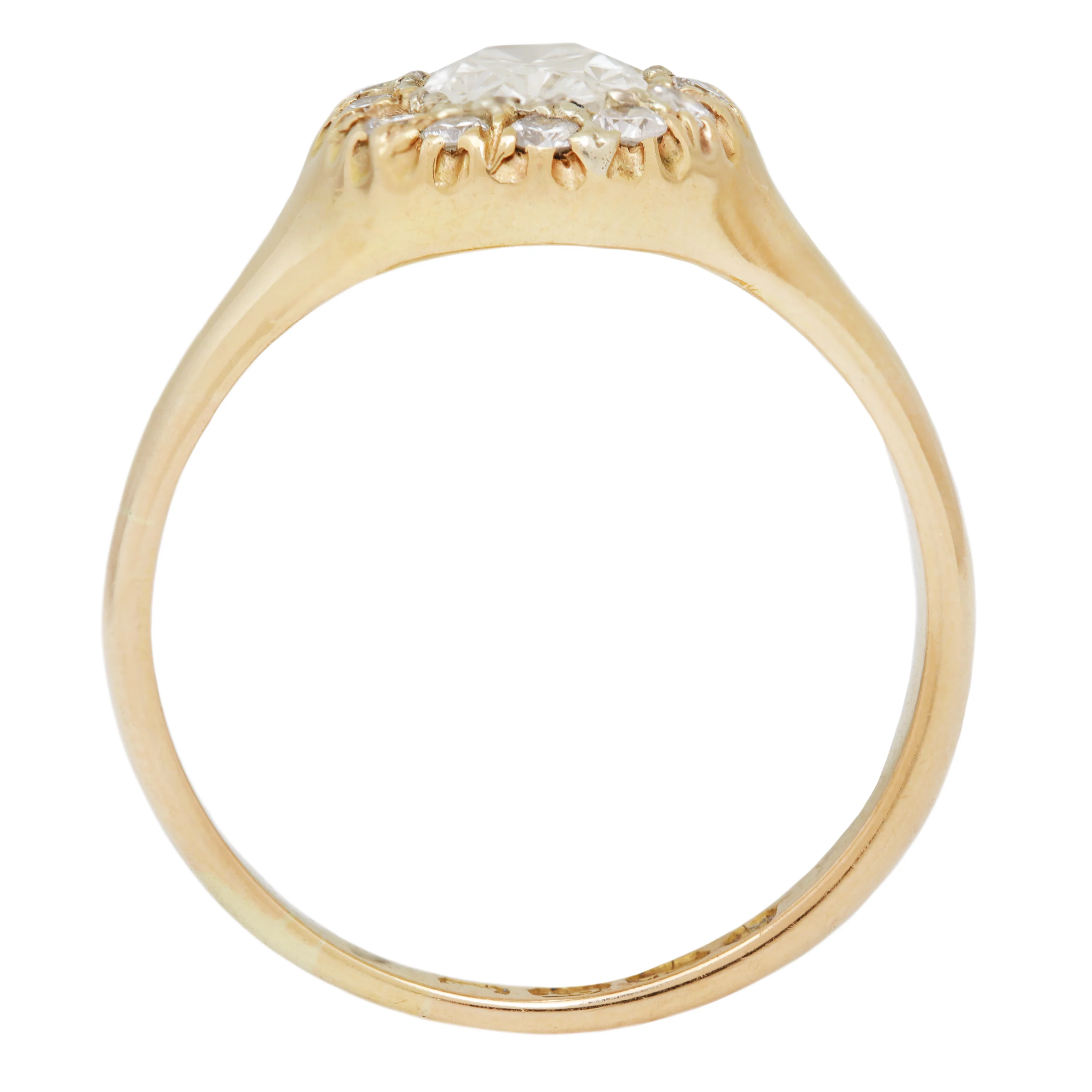 Victorian Diamond Halo Ring - Image 5
