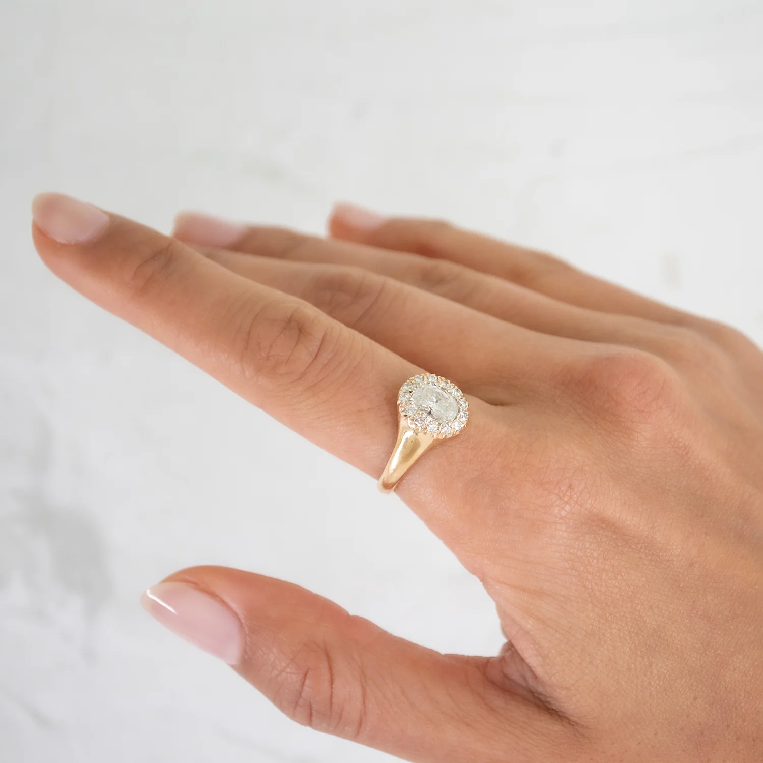Victorian Diamond Halo Ring - Image 7