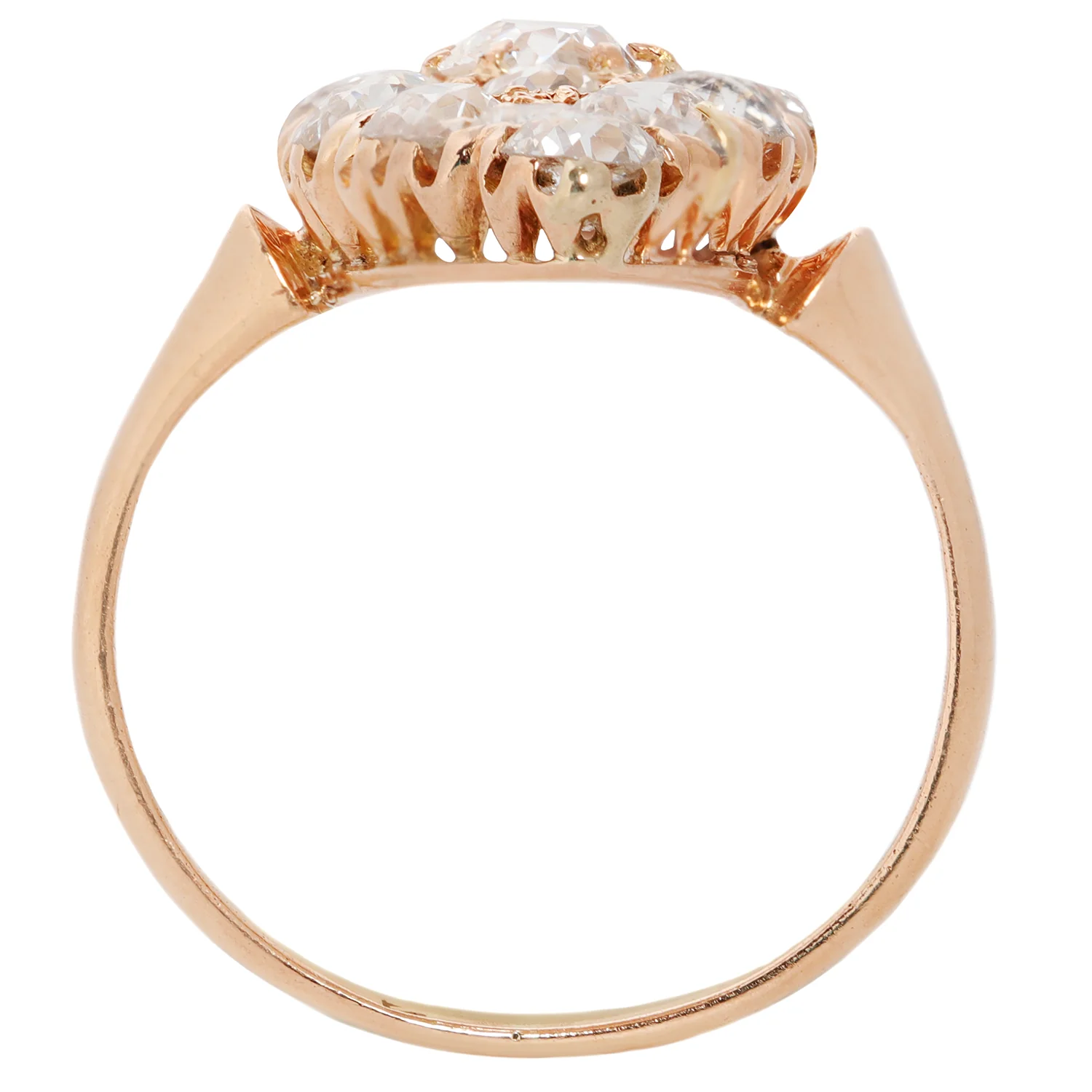 Victorian Diamond Navette Ring - Image 5