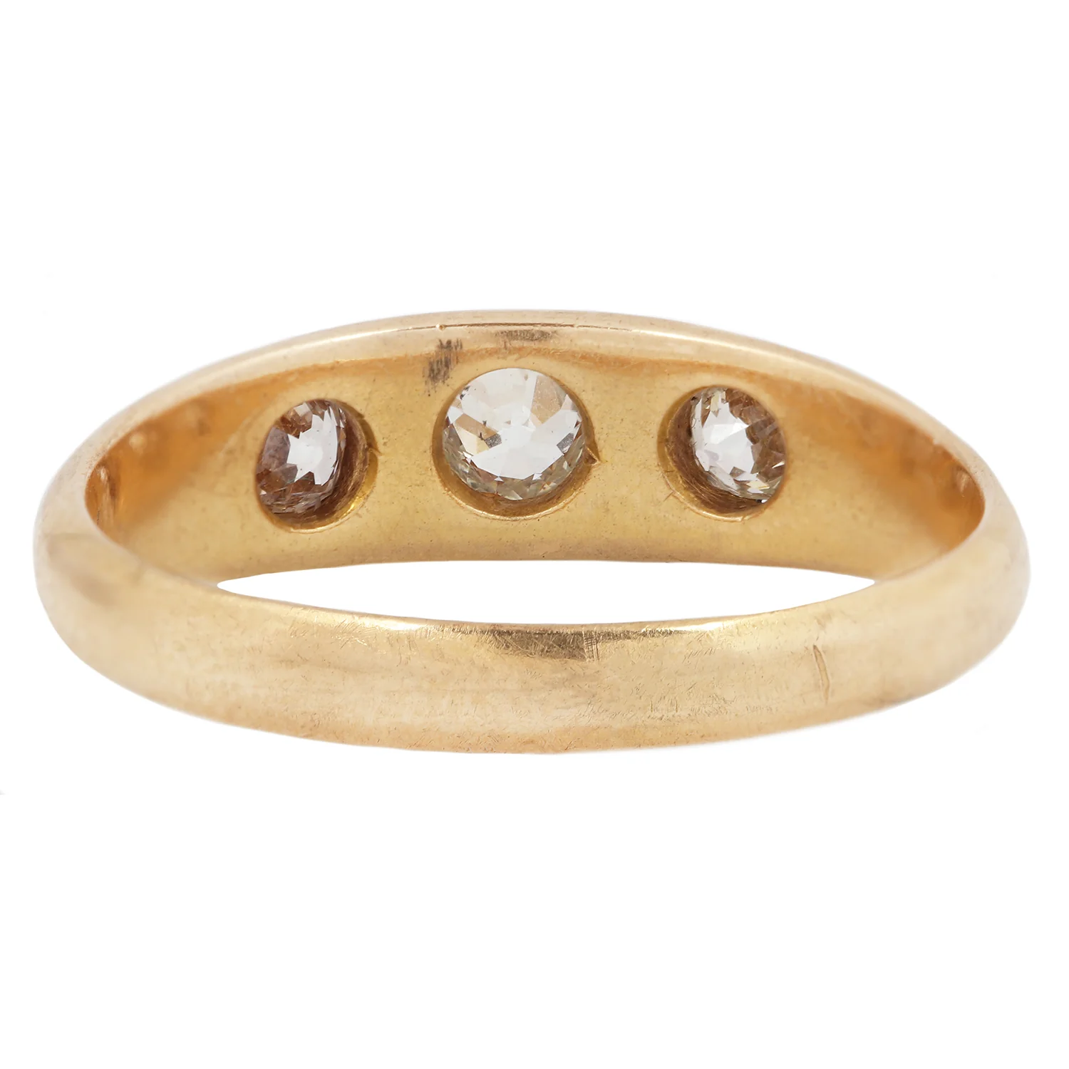 Victorian Three Diamond Star Ring - Image 4
