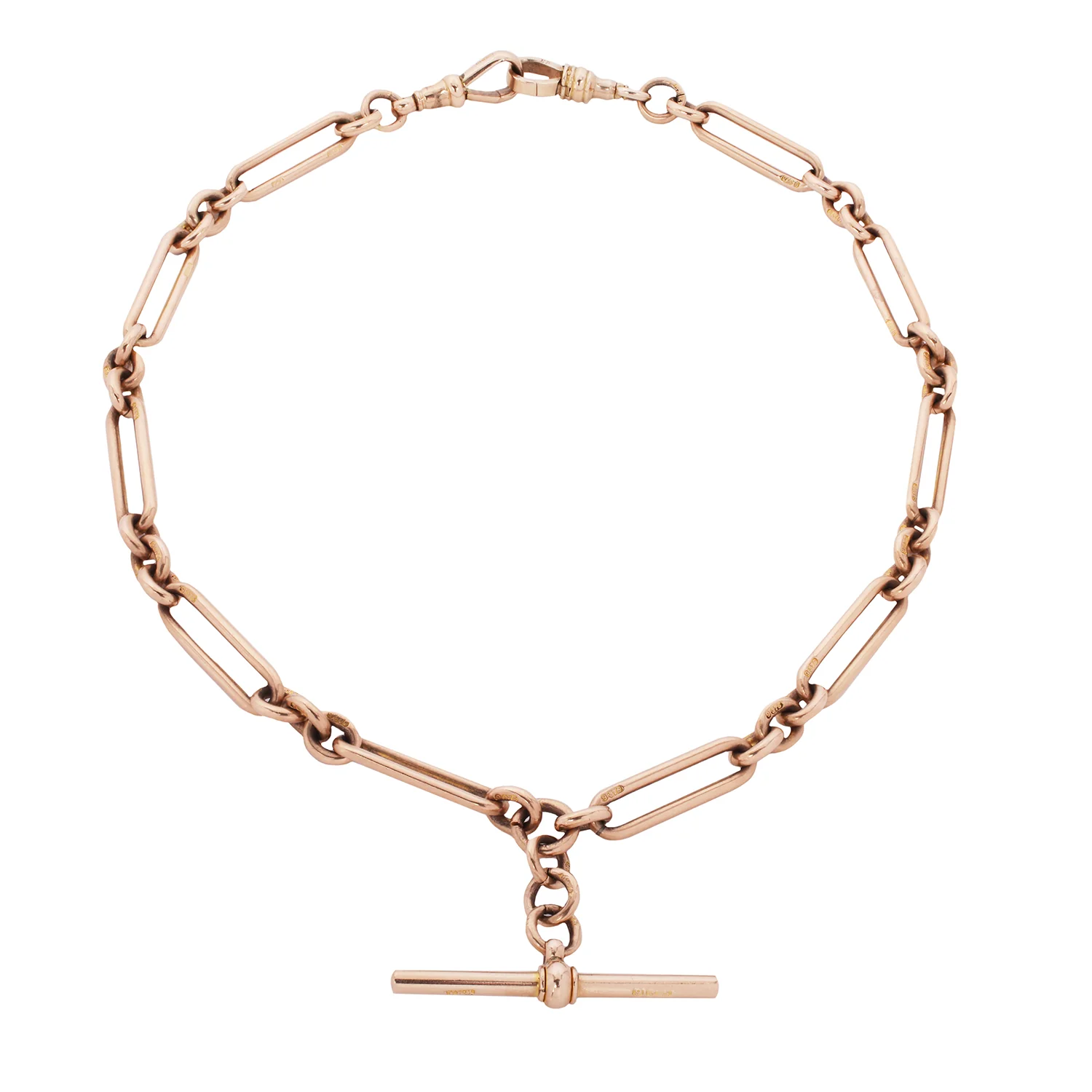 Victorian Paperclip Albert Chain - Image 5