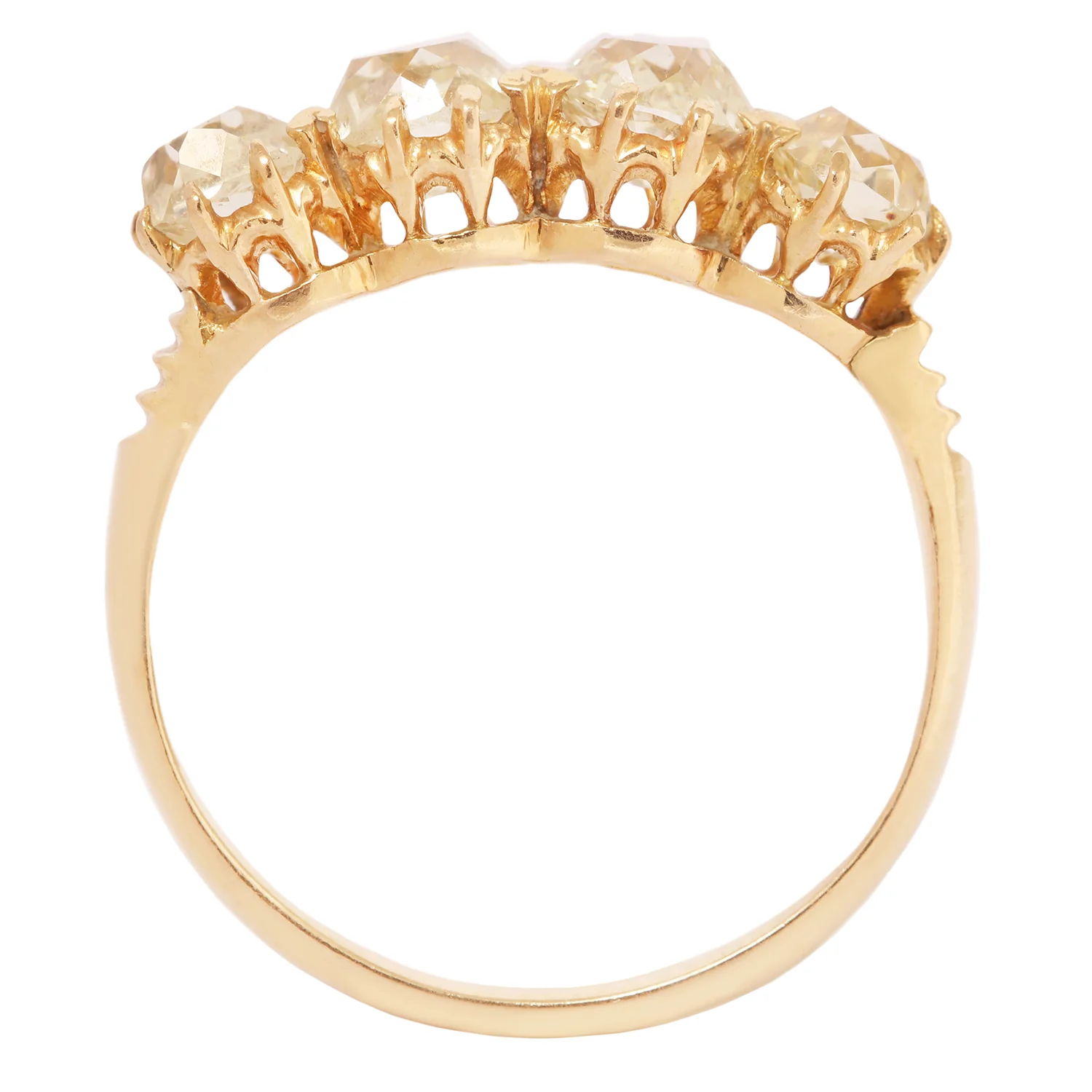 Victorian Quartet Diamond Ring - Image 5
