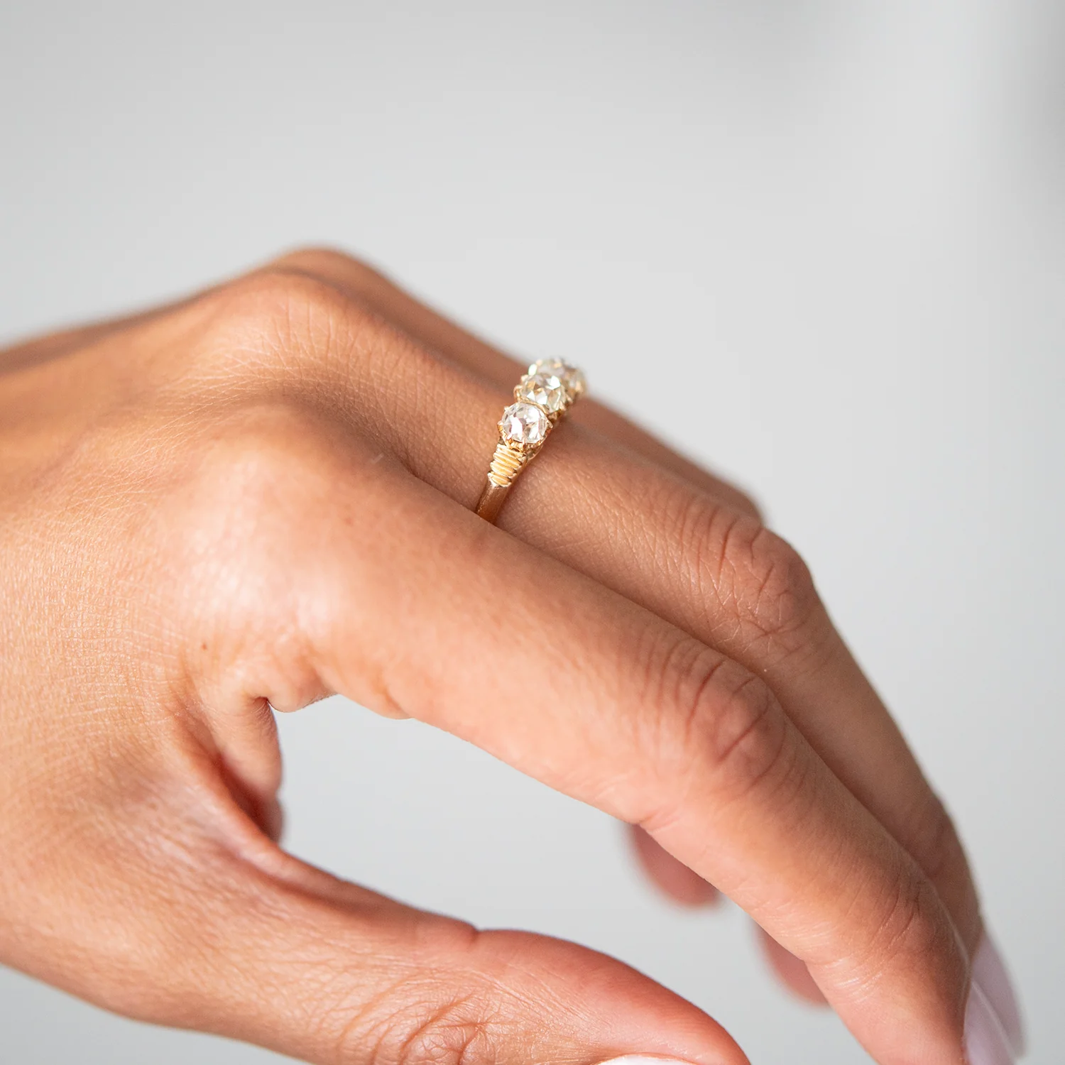 Victorian Quartet Diamond Ring - Image 6