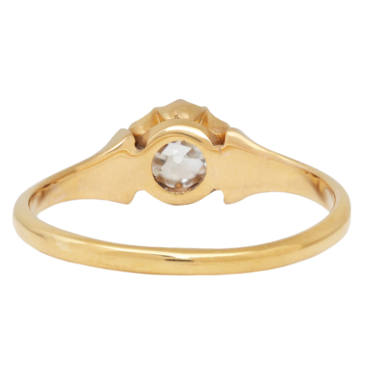 Victorian Tulip Solitaire Ring - Image 4