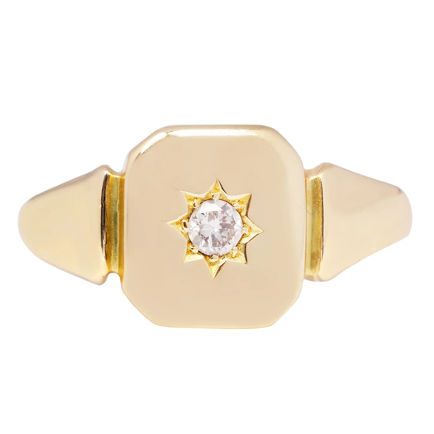 Vintage Diamond Star Signet