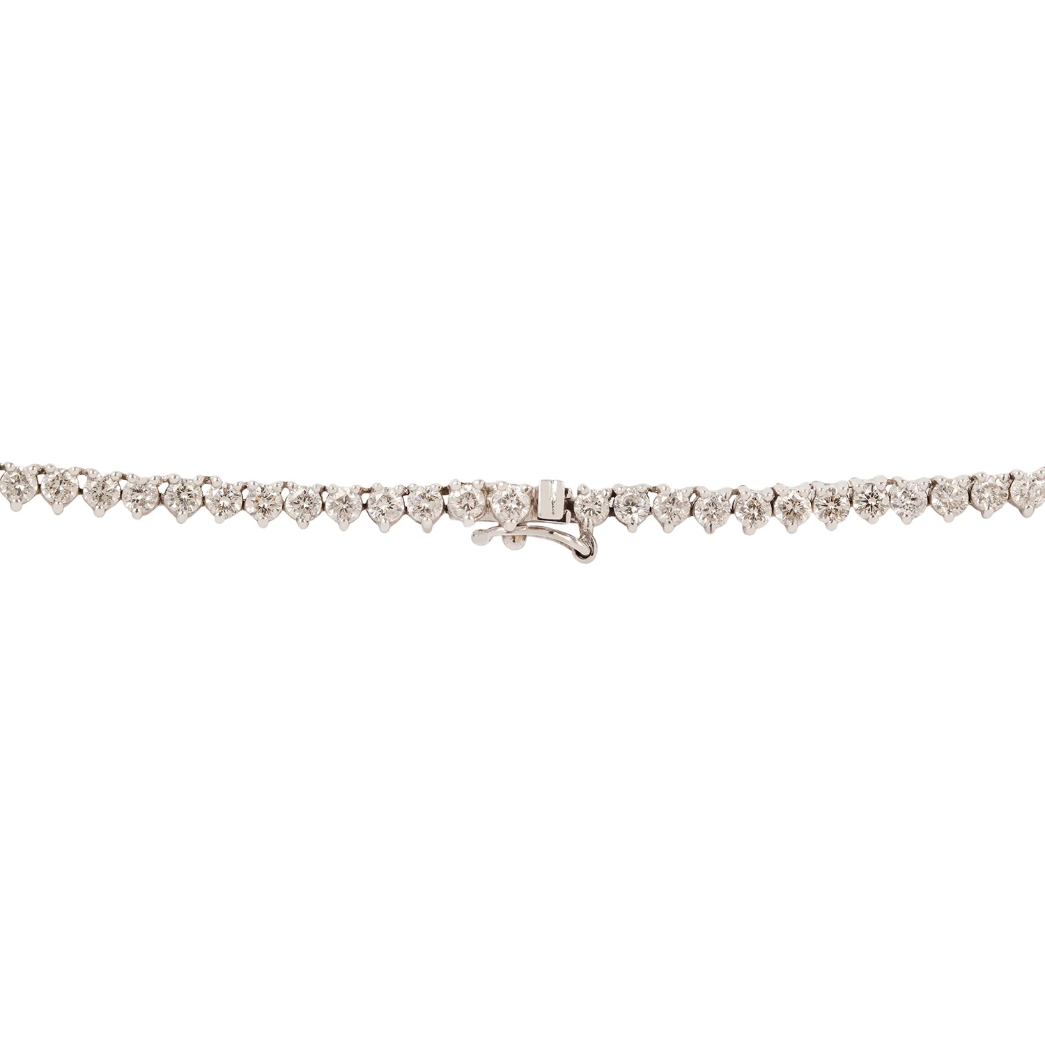 Vintage Diamond Tennis Necklace - Image 6