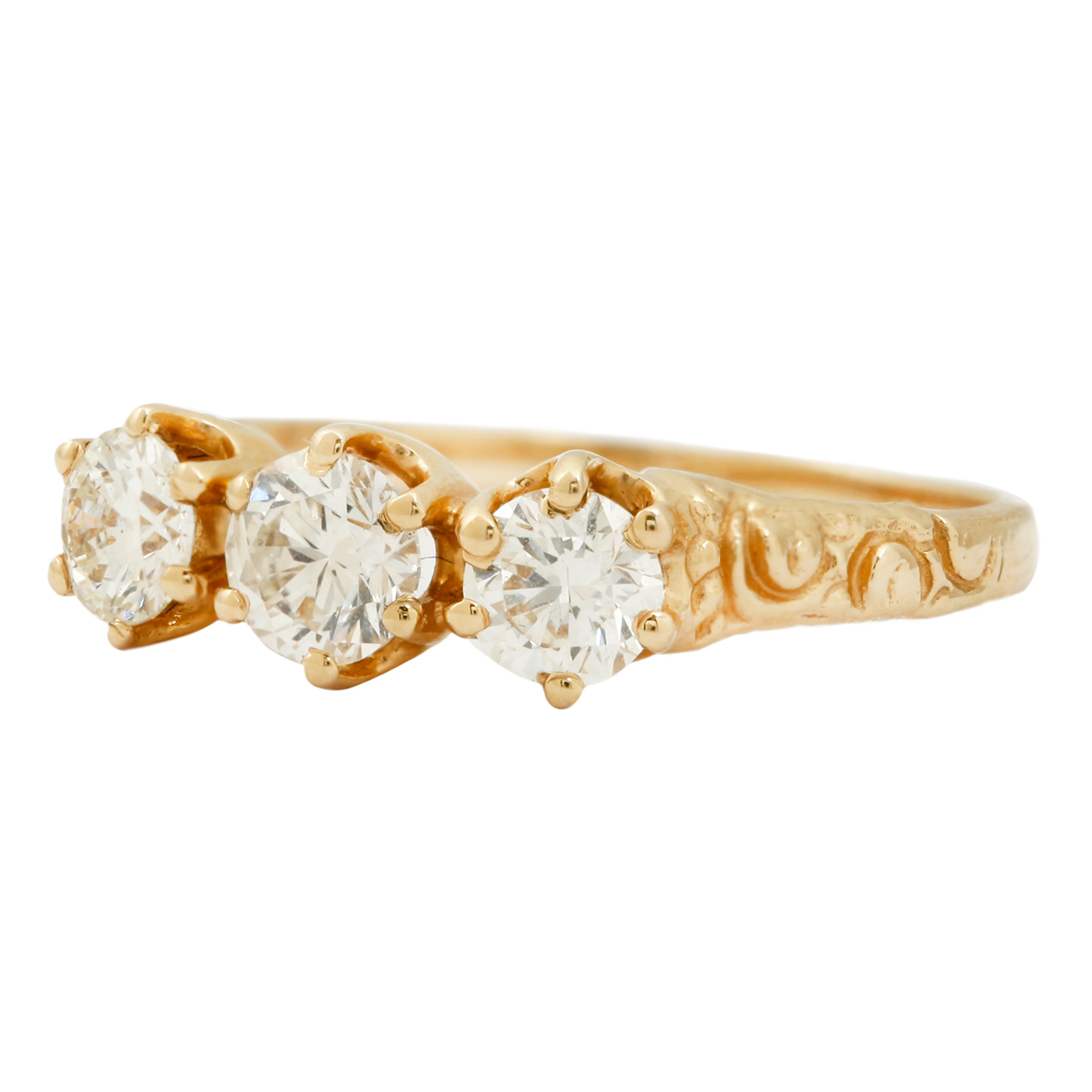 Vintage Diamond Trilogy Ring - Image 3