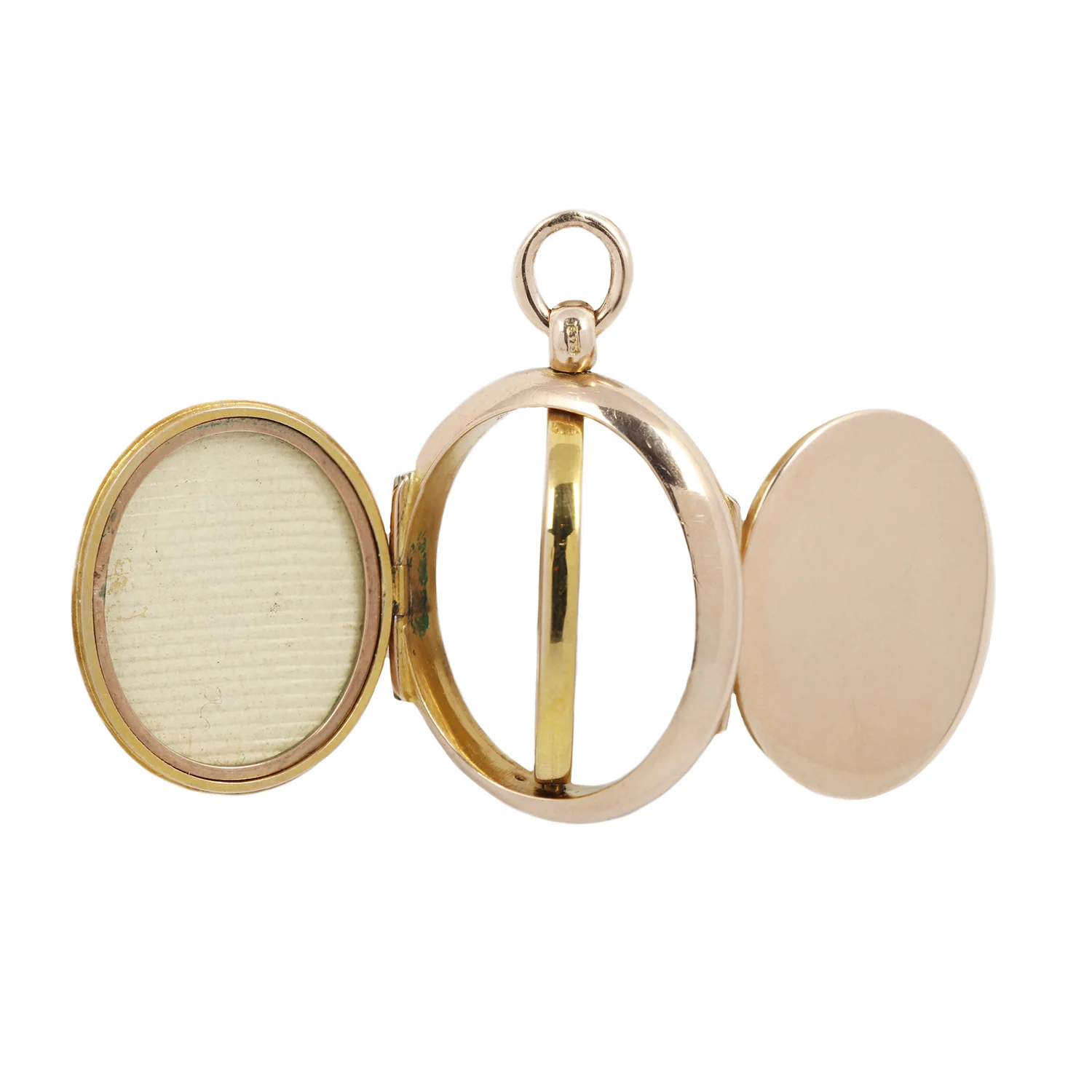 Vintage Gold Double Locket - Image 4