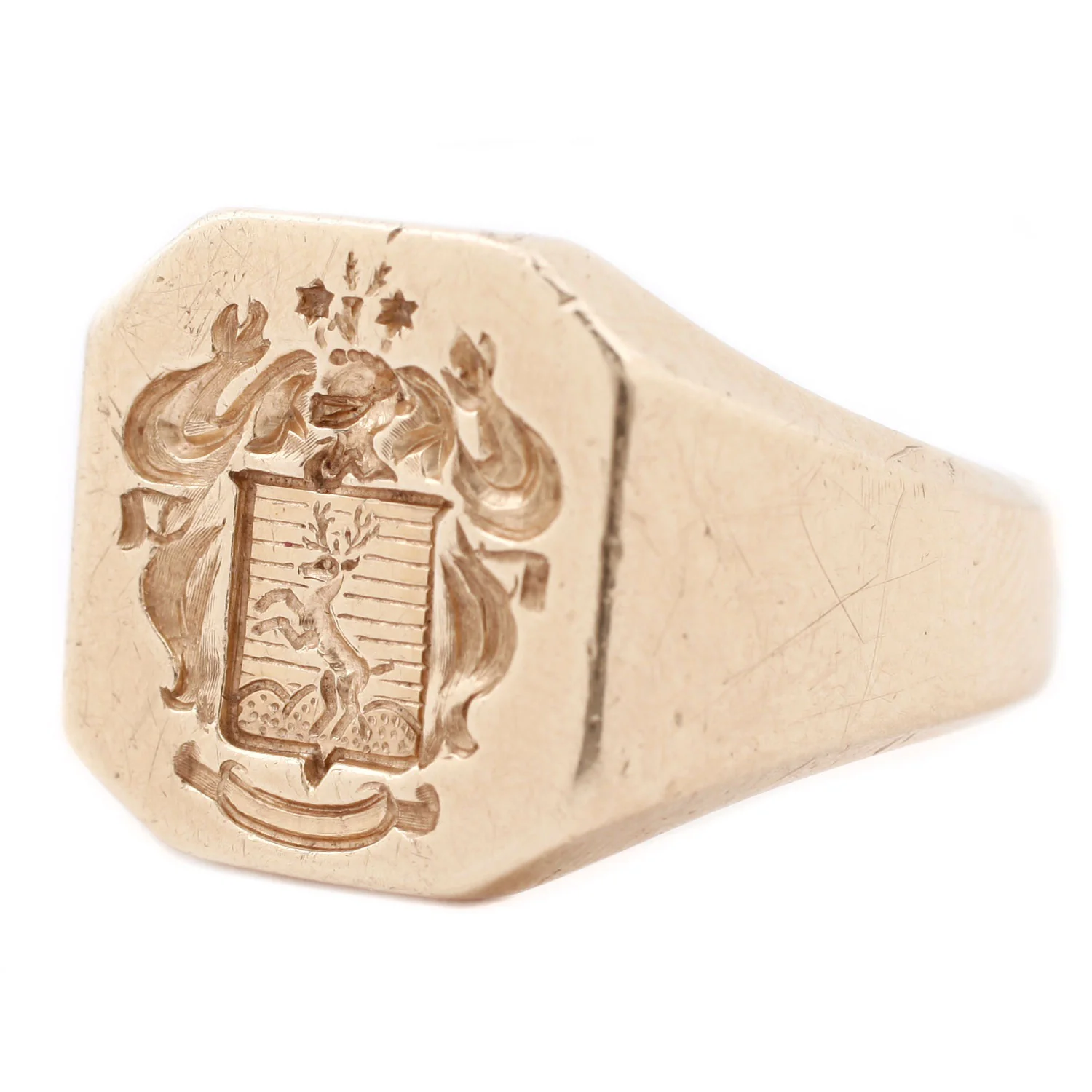 Men's Stag Gold Signet - Image 3