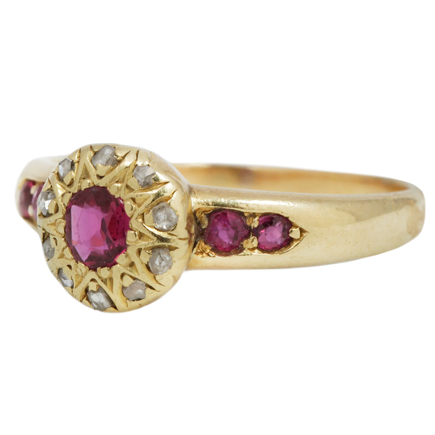 Victorian Ruby and Diamond Ring - Image 3