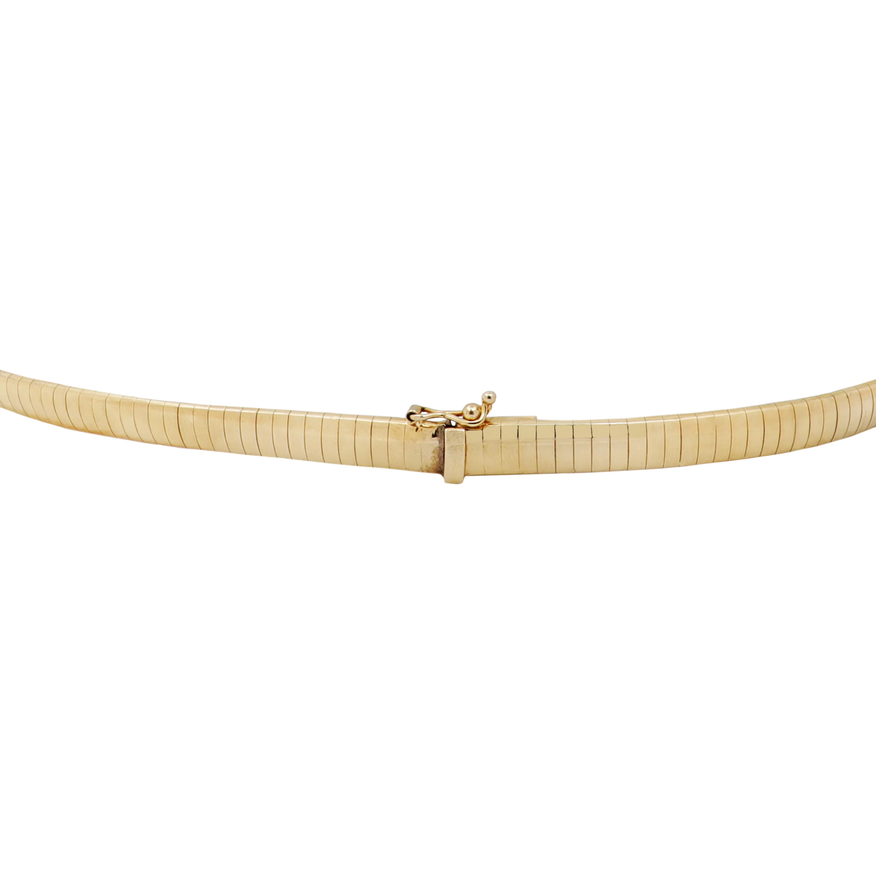 Gold Vintage Omega Necklace - Image 3