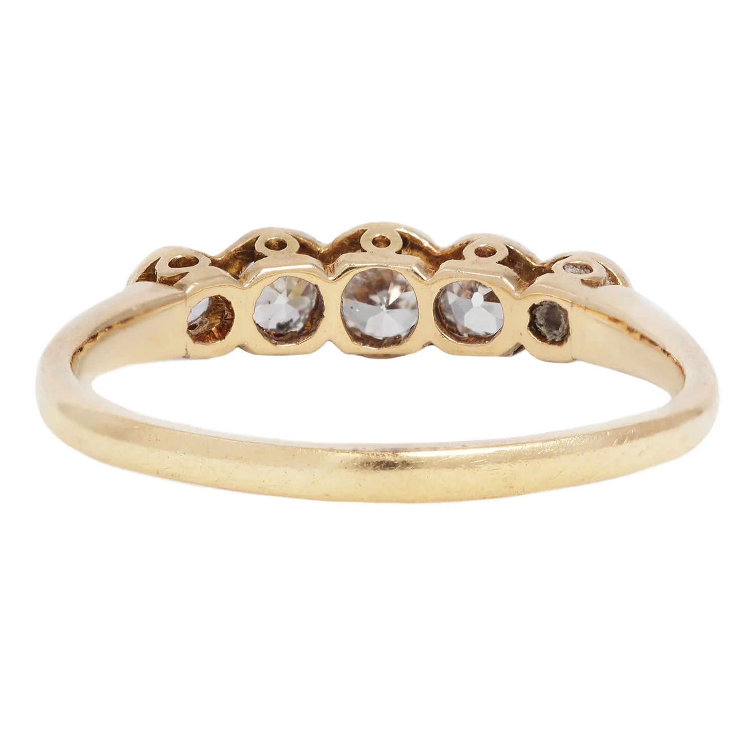 Vintage Quintet Diamond Ring - Image 4