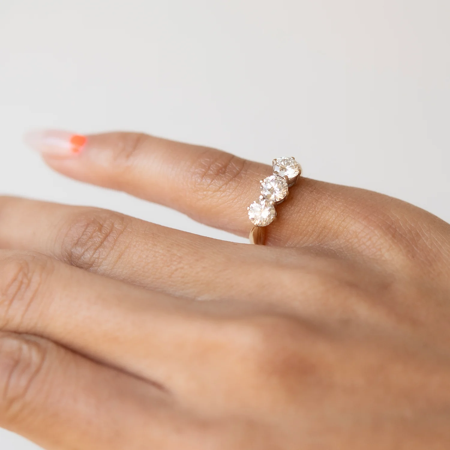 Vintage Trilogy Diamond Ring - Image 2