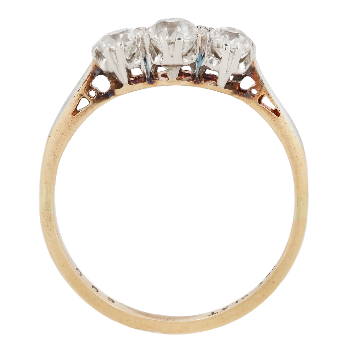 Vintage Trio Diamond Ring - Image 5