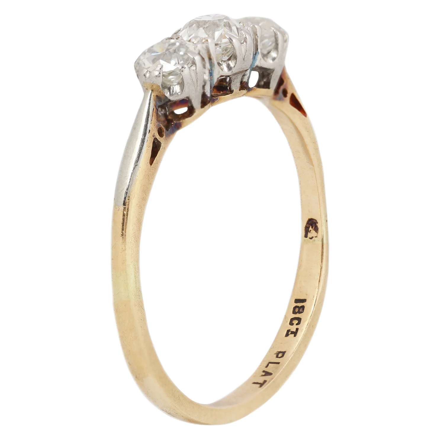 Vintage Trio Diamond Ring - Image 6