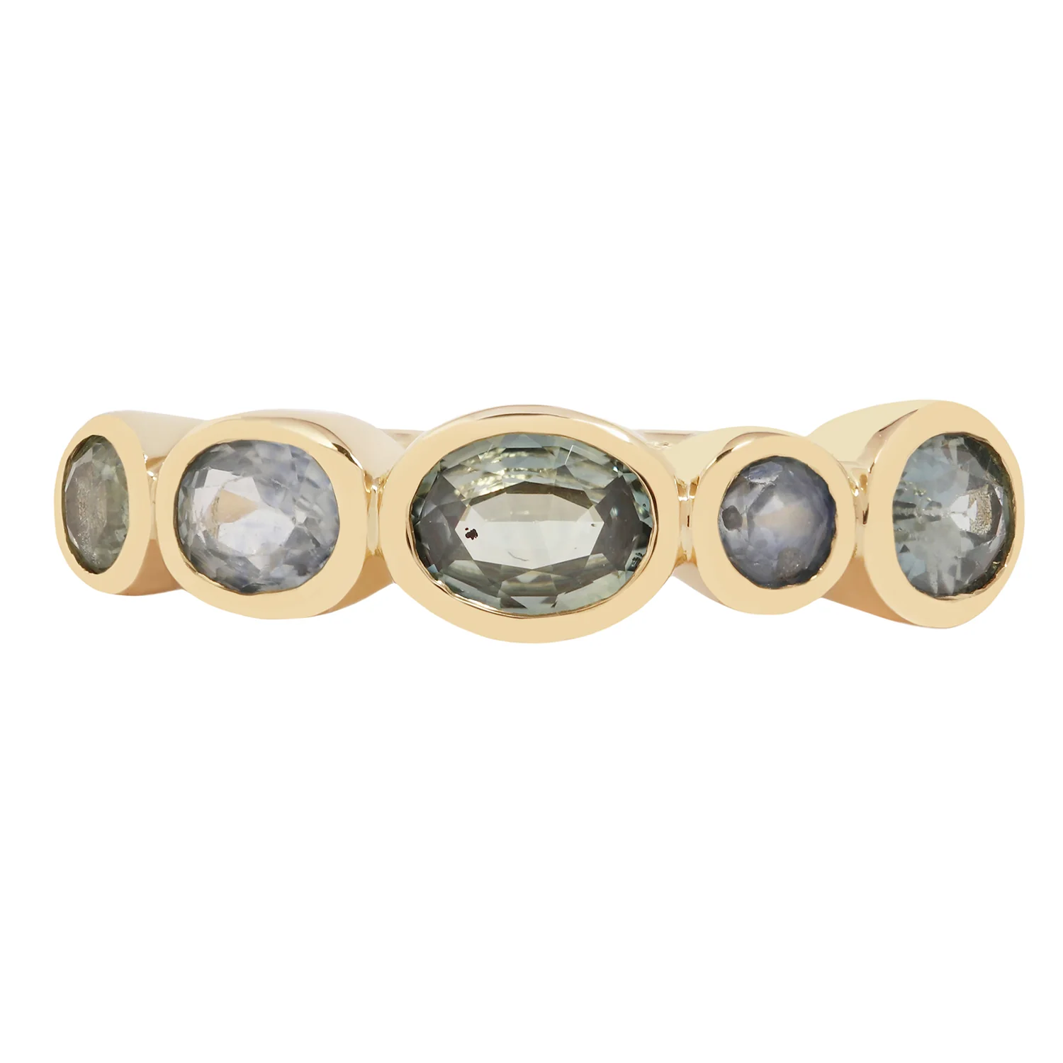 Watercolor Sapphire Stacking Band