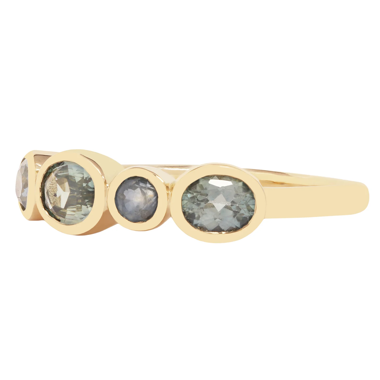 Watercolor Sapphire Stacking Band - Image 3