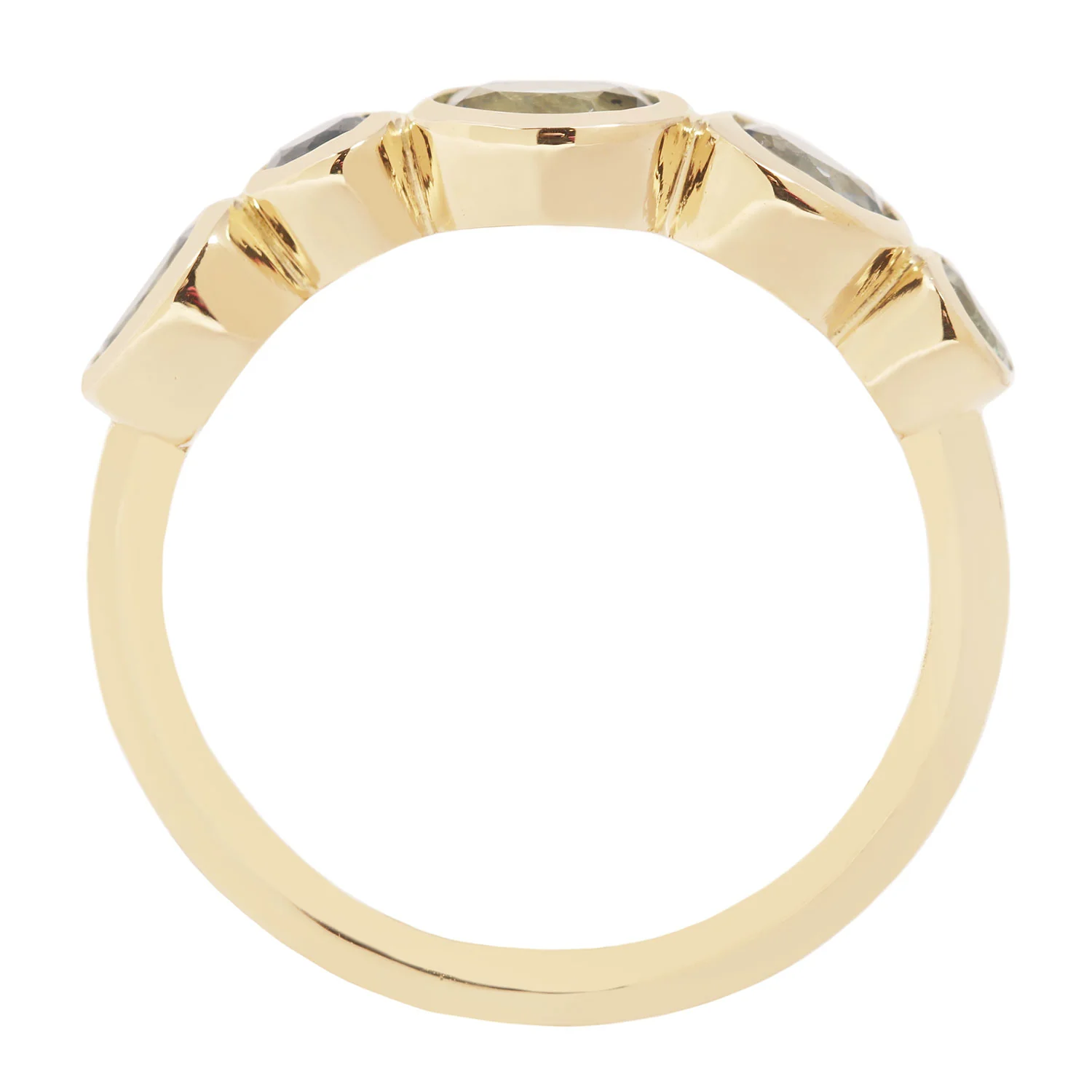 Watercolor Sapphire Stacking Band - Image 5