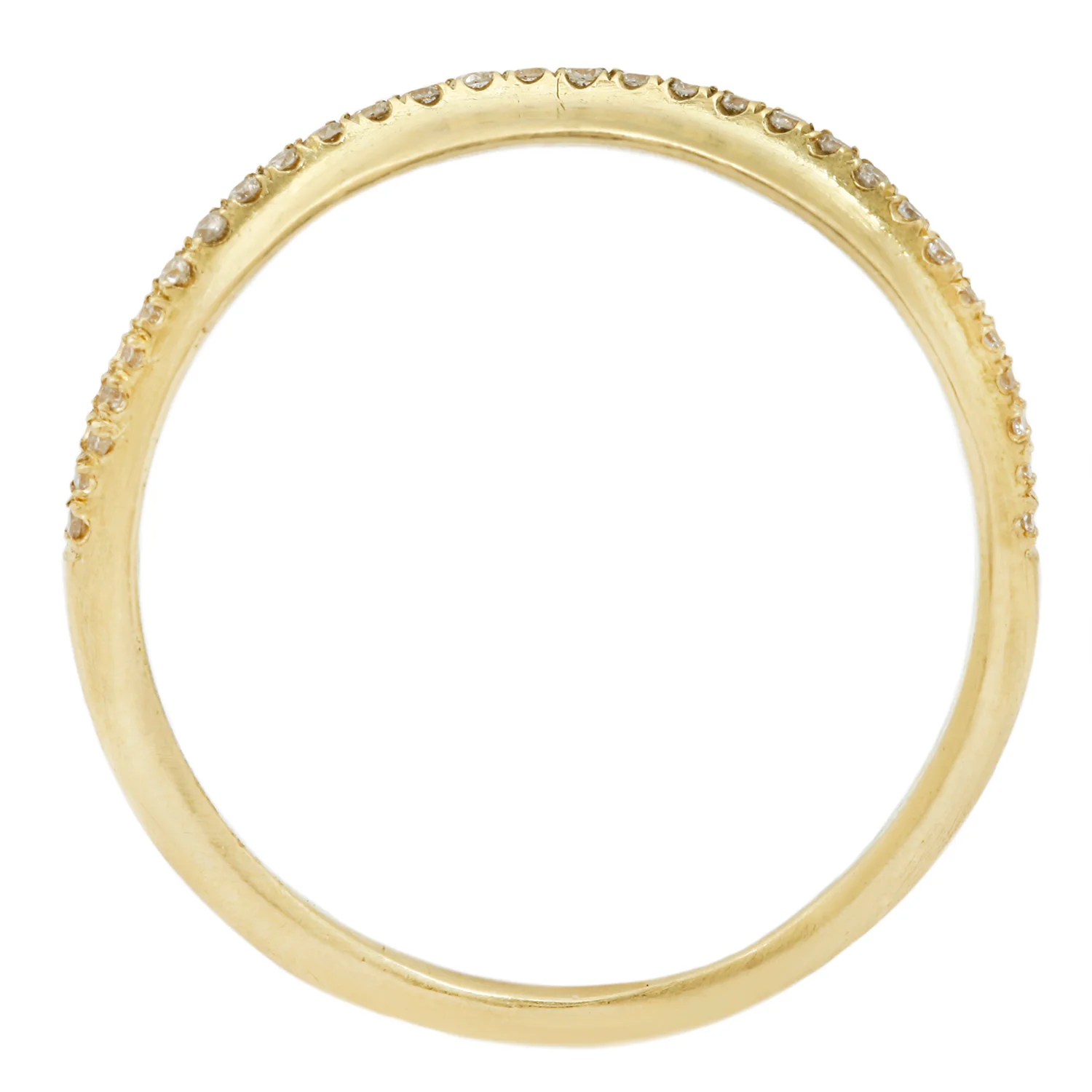 Wave Pavé Diamond Ring - Image 5