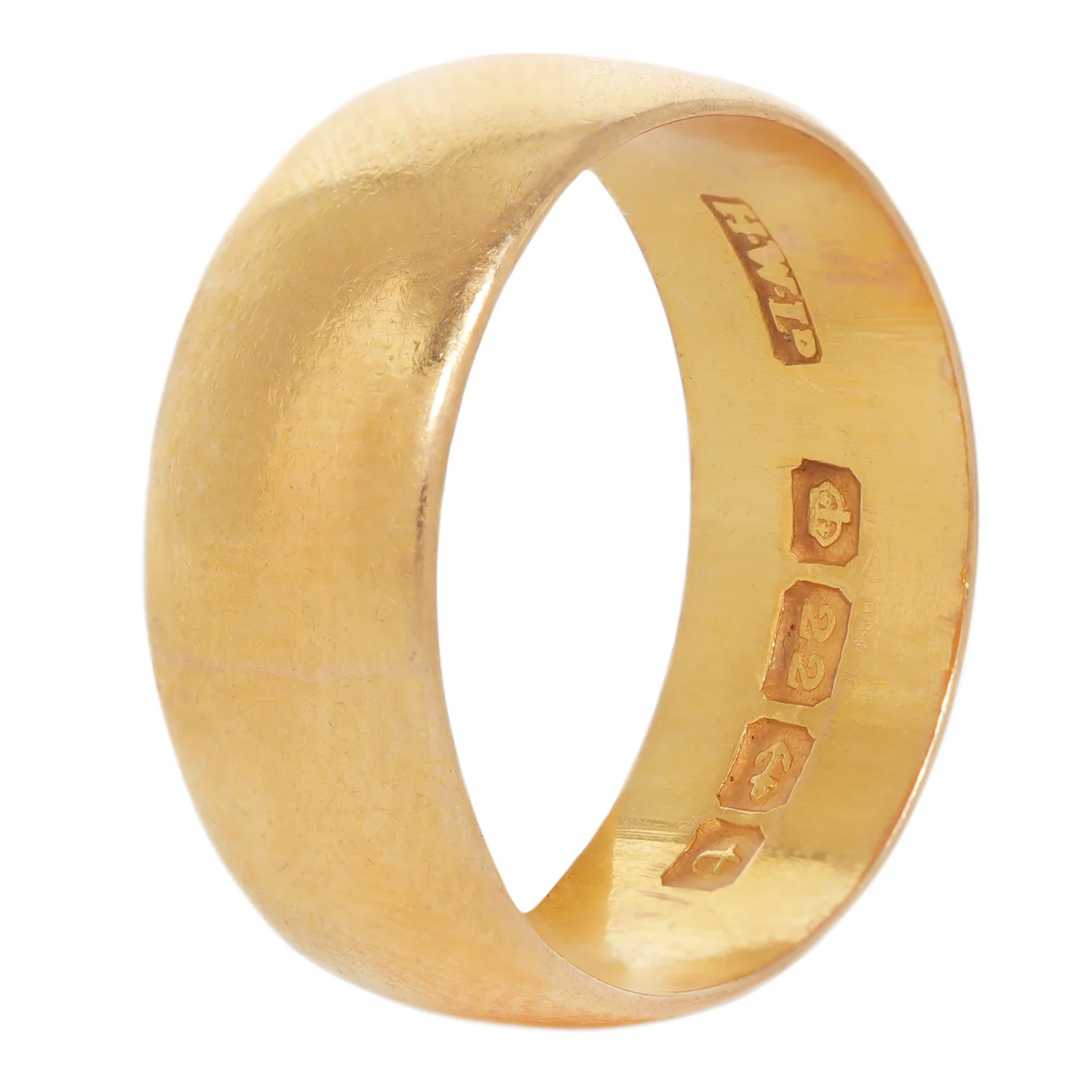 Wide Gold Shire Band - Image 4