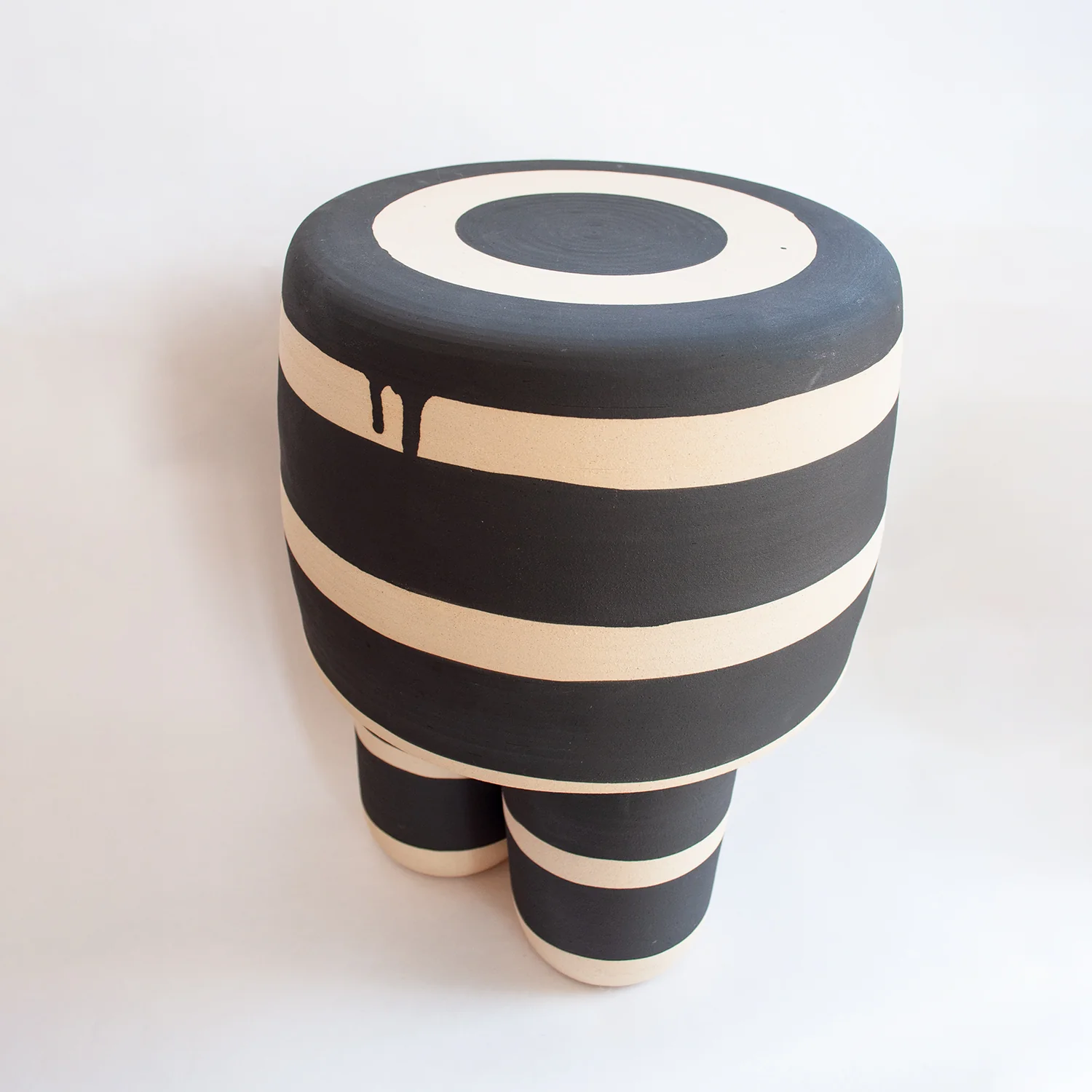 Striped Milking Stool - Image 2