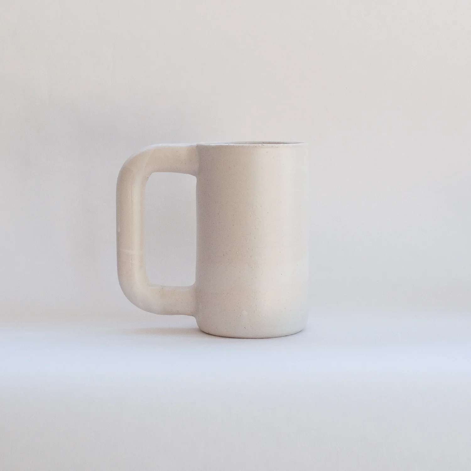Hand Built Tall Ceramic Mug - Image 3
