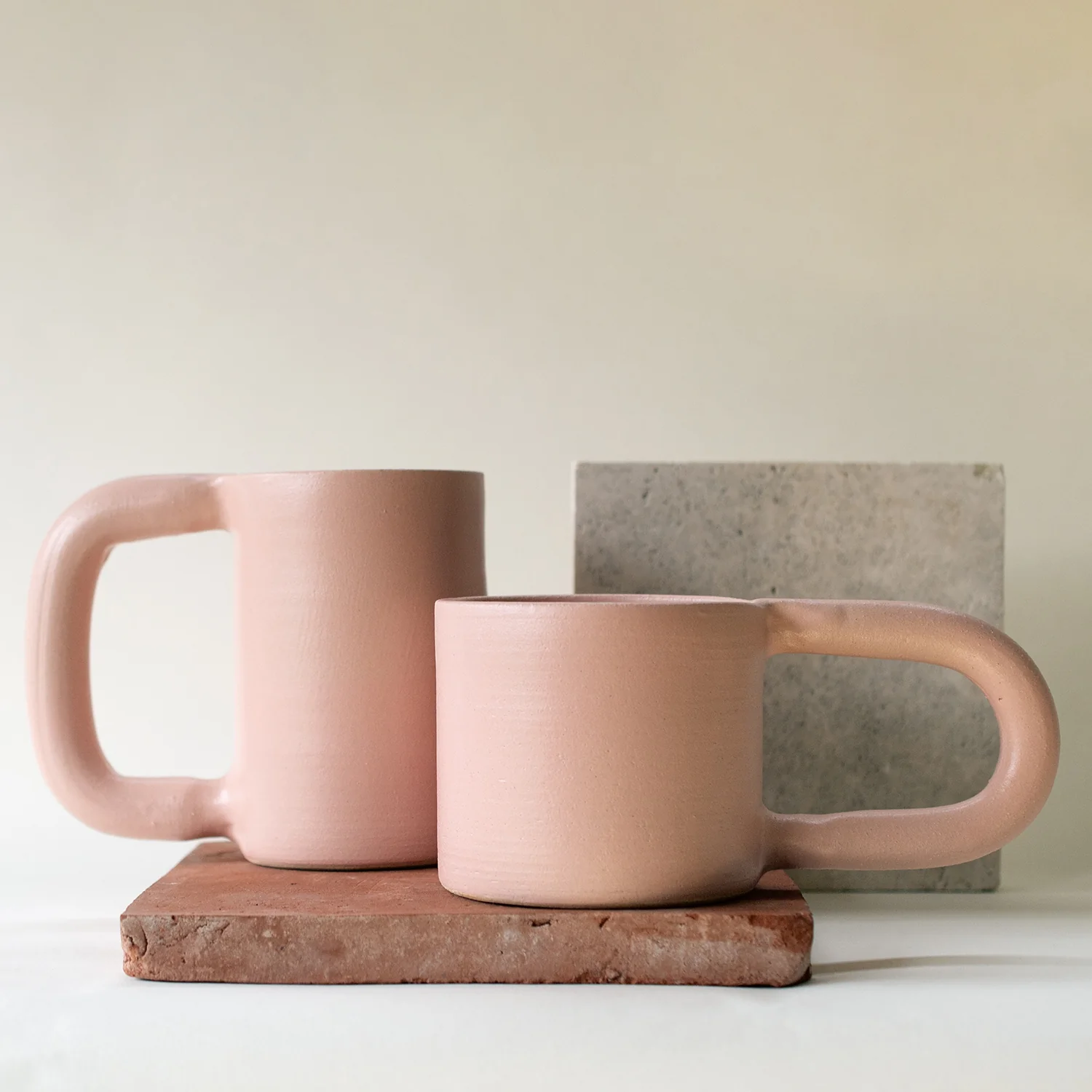 Hand Built Tall Ceramic Mug - Image 6