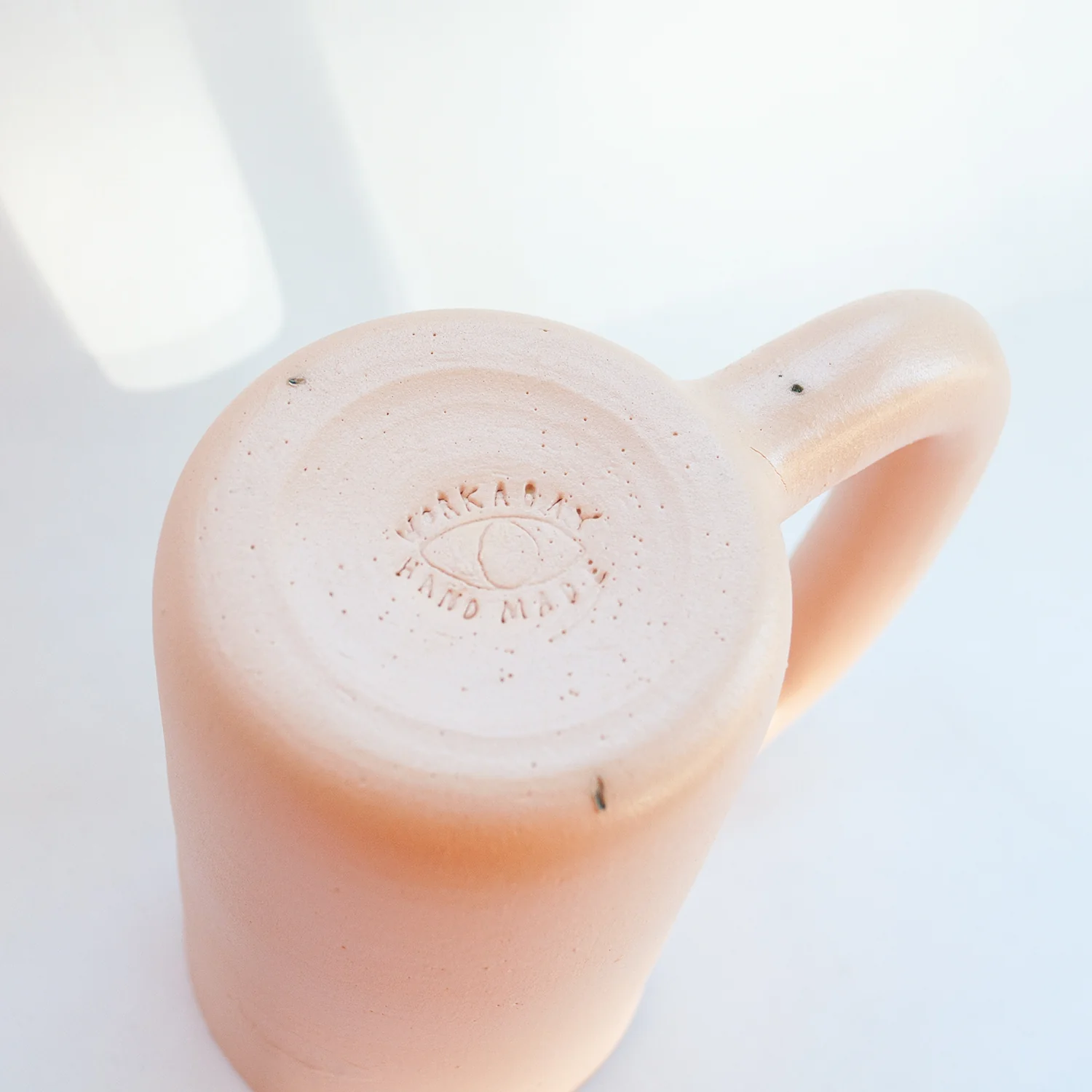Hand Built Tall Ceramic Mug - Image 8