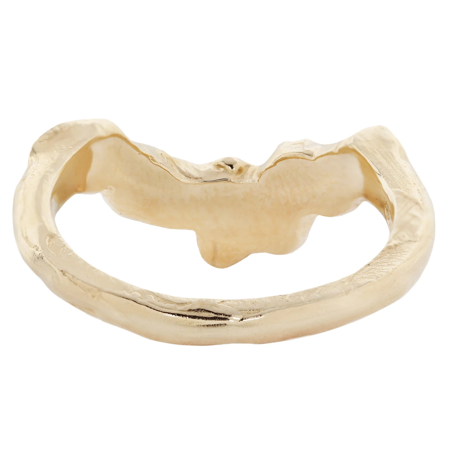 X Marquise Five Diamond V Shape Scatter Ring - Image 4