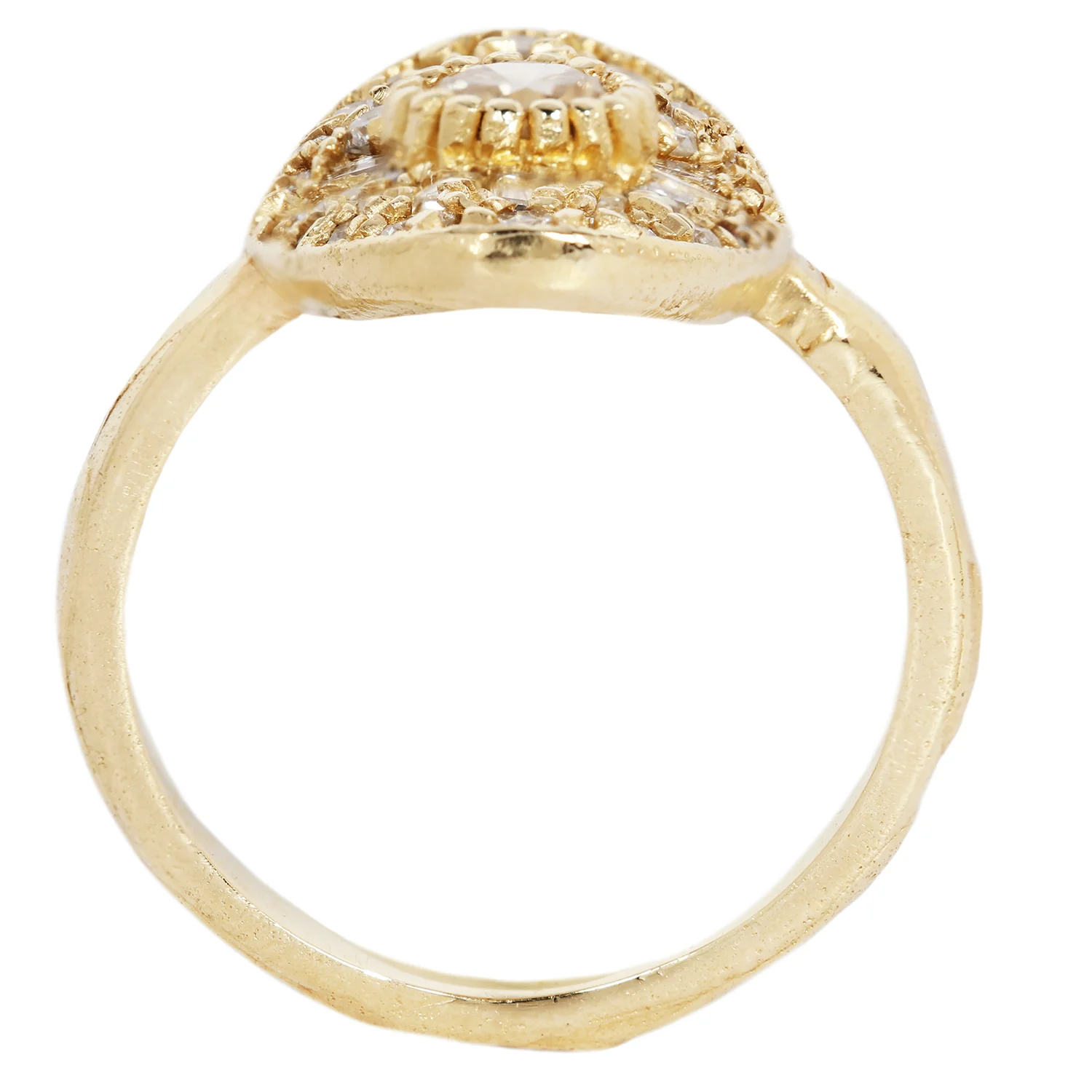 X Oval Scatter Legacy Cocktail Ring - Image 5