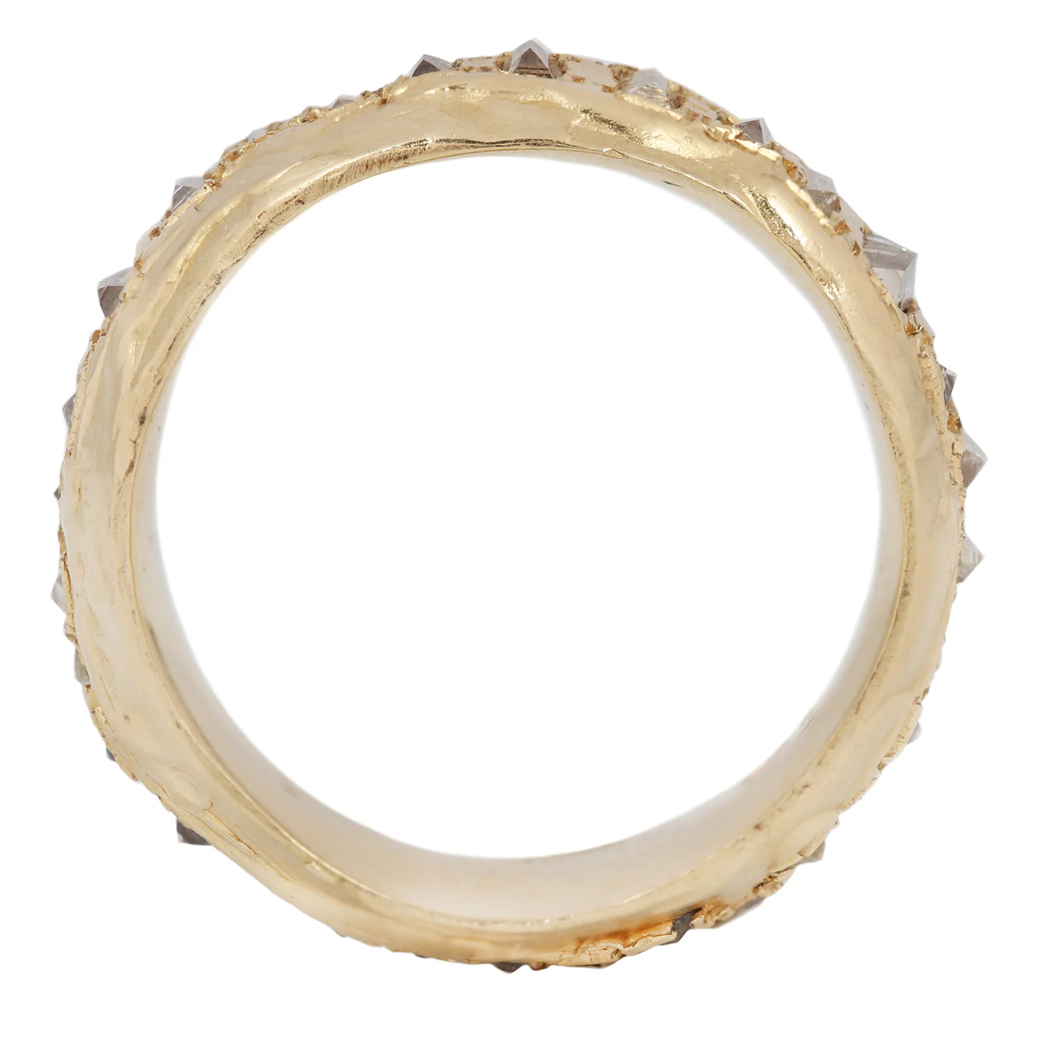 X Soft White Scatter Baguette Ring - Image 5