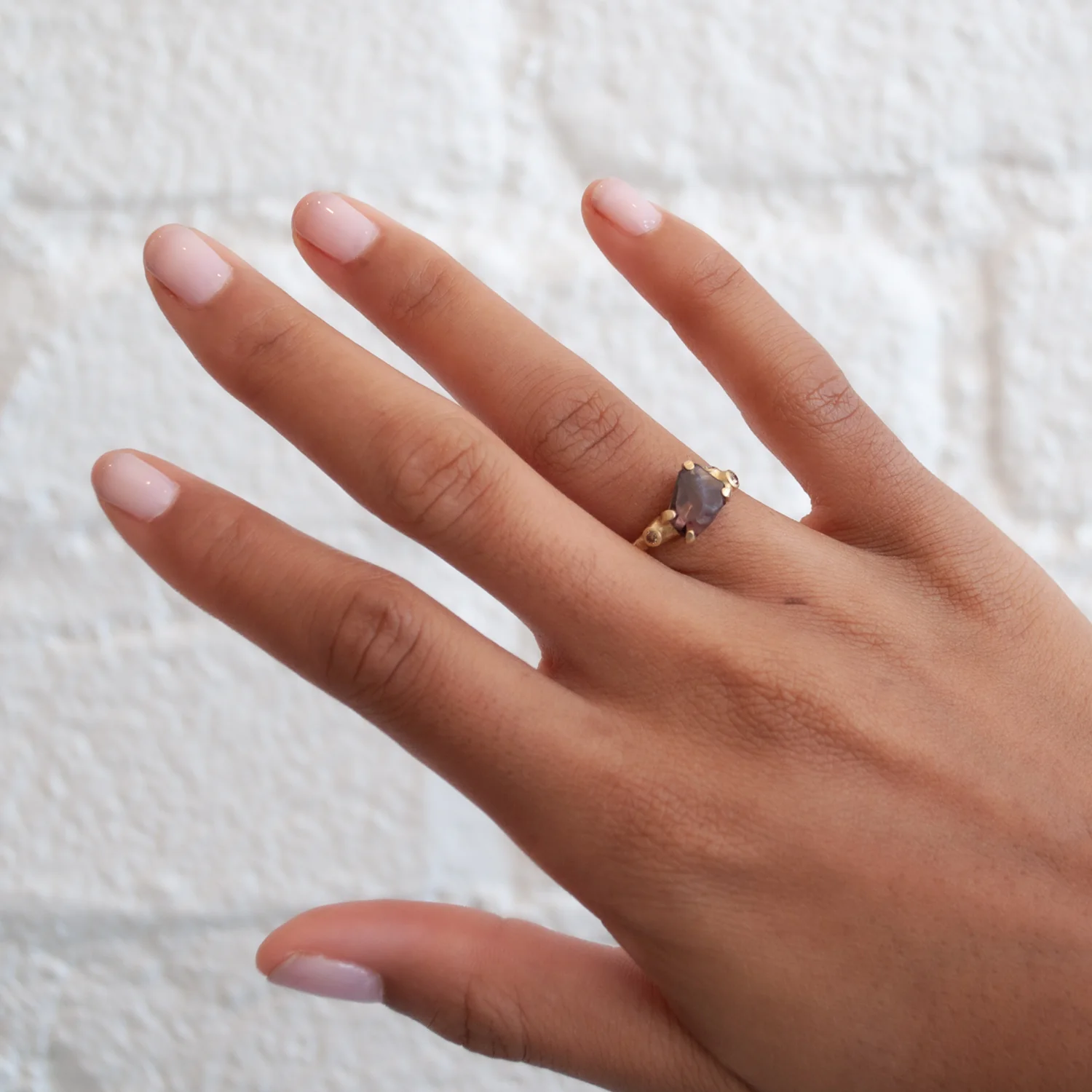 Zircon Rough Luxe Cluster Ring - Image 2