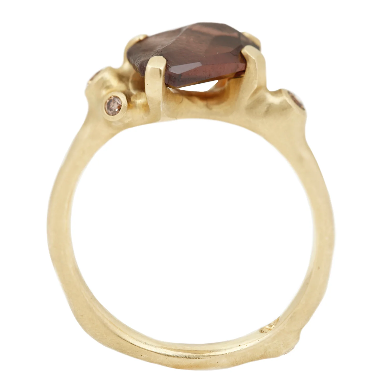 Zircon Rough Luxe Cluster Ring - Image 4